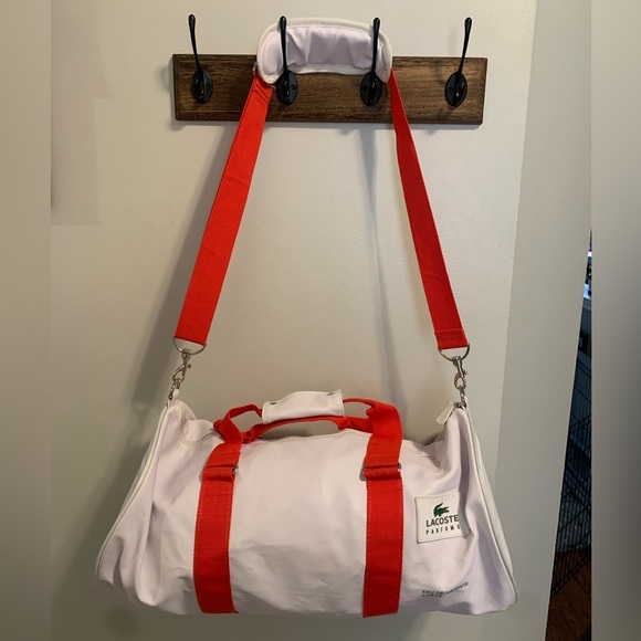 Lacoste Parfums Duffel Bag - White and Red - Picture 12 of 14